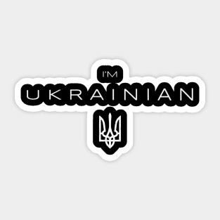 I am Ukrainian Sticker